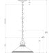Weybright 1 Light 13.75 inch Vintage Brass Pendant Ceiling Light