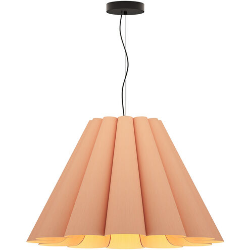 Lora 31.5 inch Rose Pendant Ceiling Light in Rose/Ash, 32 in, WEP Collection