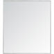 Monet 40 X 36 inch Silver Wall Mirror