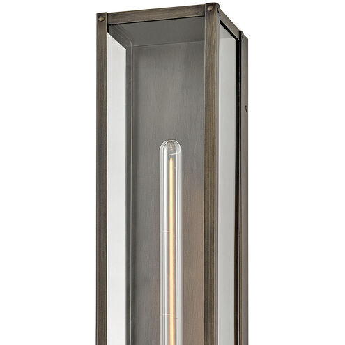 Estate Series Max 1 Light 24 inch Burnished Bronze Outdoor Wall Mount Lantern