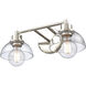 Julian 2 Light 16 inch Polished Nickel Vanity Light Wall Light