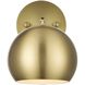 Othello 1 Light 6 inch Satin Gold Bath Sconce Wall Light