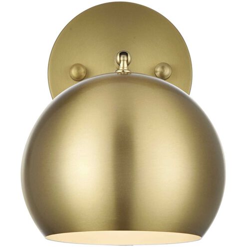 Othello 1 Light 6 inch Satin Gold Bath Sconce Wall Light