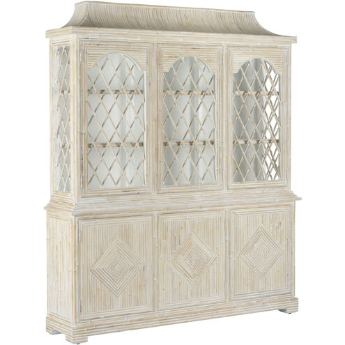 Lyford Cay White/Cream Breakfront Cabinet