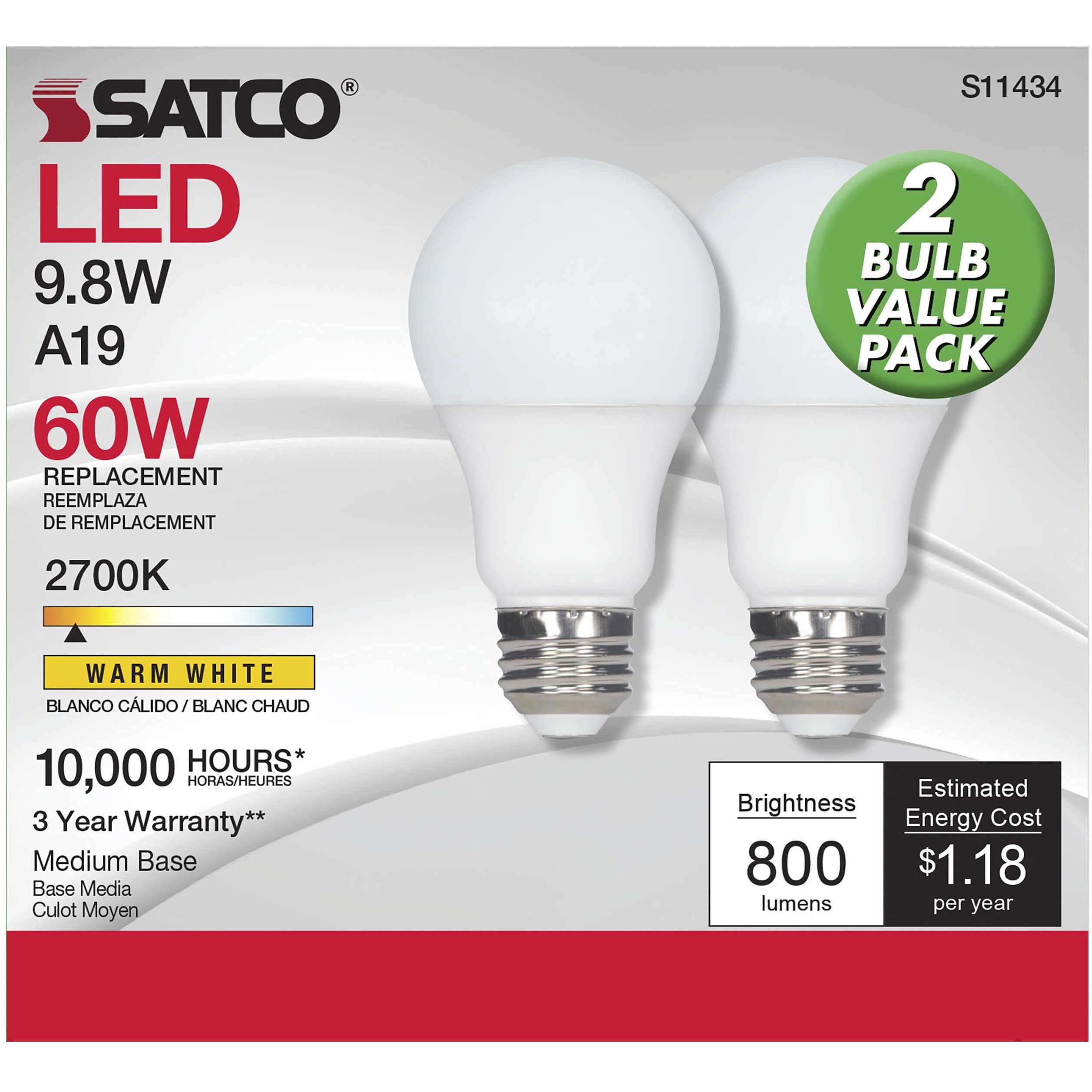 Lumos LED Medium 9.80 watt 2700K Type A Bulb