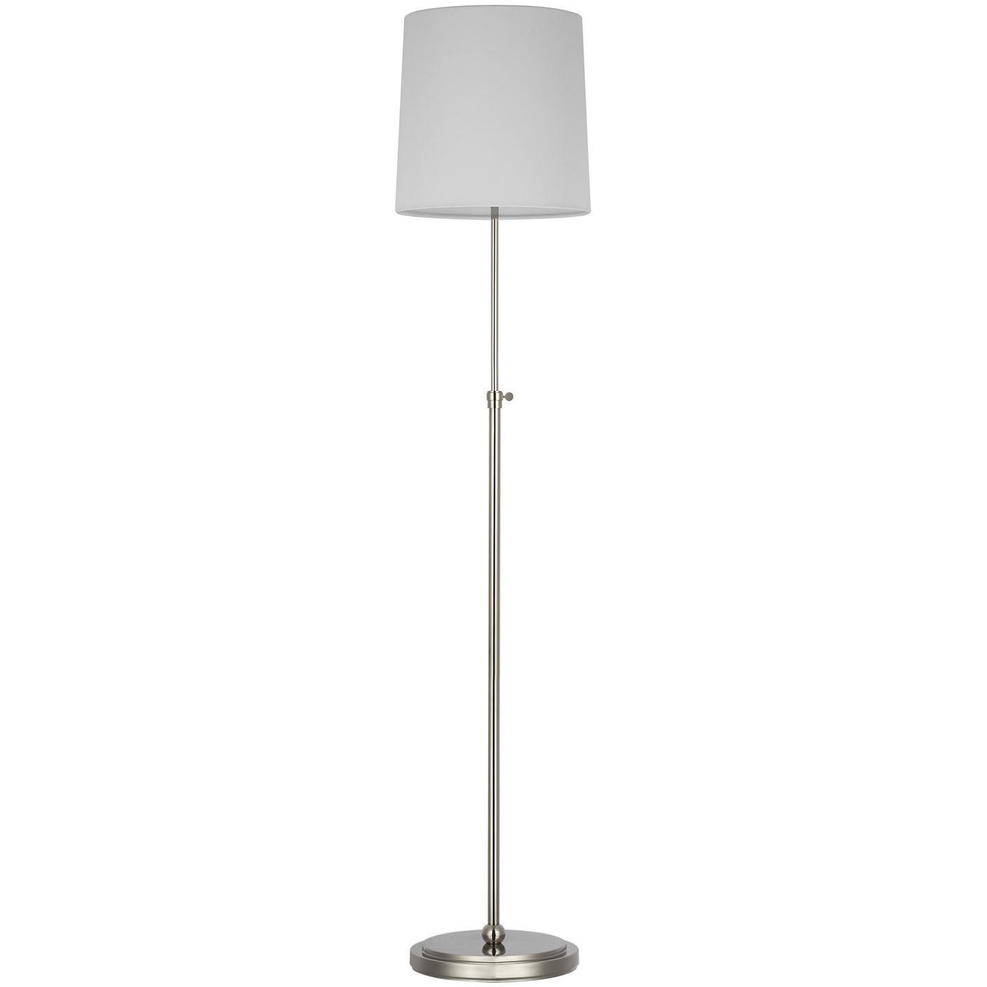 Thomas O'Brien Bryant 44.25 inch 4.6 watt Polished Nickel Adjustable Cordless Floor Lamp Portable Light