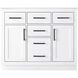 Alden 42 X 35 inch White Bathroom Vanity Cabinet