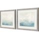 Abstract Collection Elegant Contemporary In Brushed Silver With Black Lip Framed Art