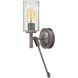 Collier 1 Light 5 inch Antique Nickel Indoor Wall Sconce Wall Light