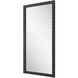 Dandridge 42 X 22 inch Distressed Matte Black with Silver Undertones Wall Mirror