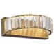 Stella Wall Sconce Wall Light in Black and Brass