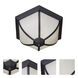 Signature 2 Light 14.5 inch Black Outdoor Flush Mount