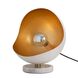 Luna Bella 12 inch 100.00 watt White and Gold Desk Lamp Portable Light