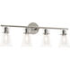 Amanda 4 Light 32 inch Polished Chrome Bath Vanity Wall Light