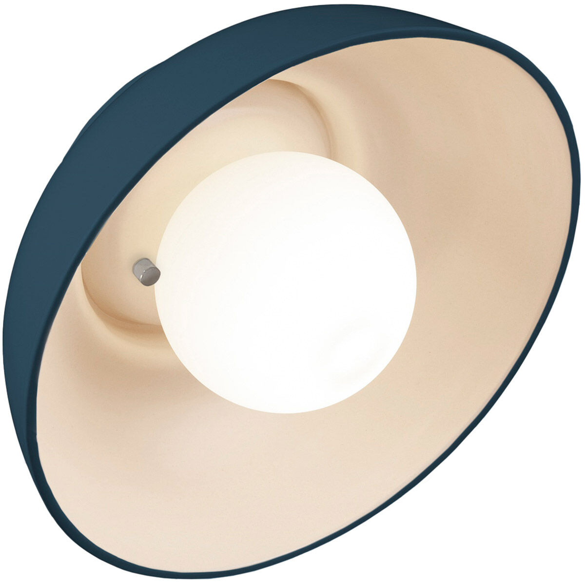 Ambiance Collection 1 Light 10 inch Midnight Sky with Matte White Wall Sconce Wall Light