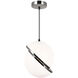 Gemini LED 10 inch Polished Nickel Mini Pendant Ceiling Light