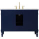 Lexington 48 X 22 X 35 inch Blue Vanity Sink Set