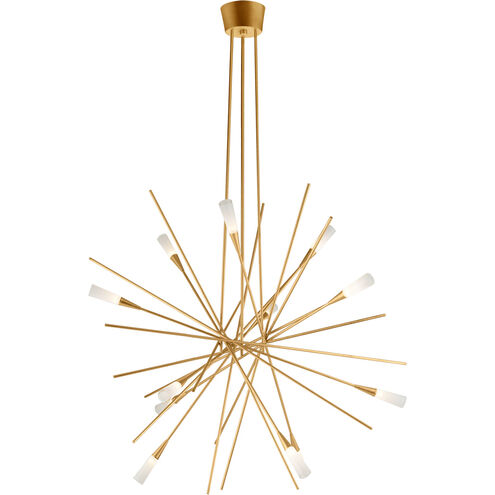 Chapman & Myers Stellar LED 38.25 inch Gild Chandelier Ceiling Light, Large