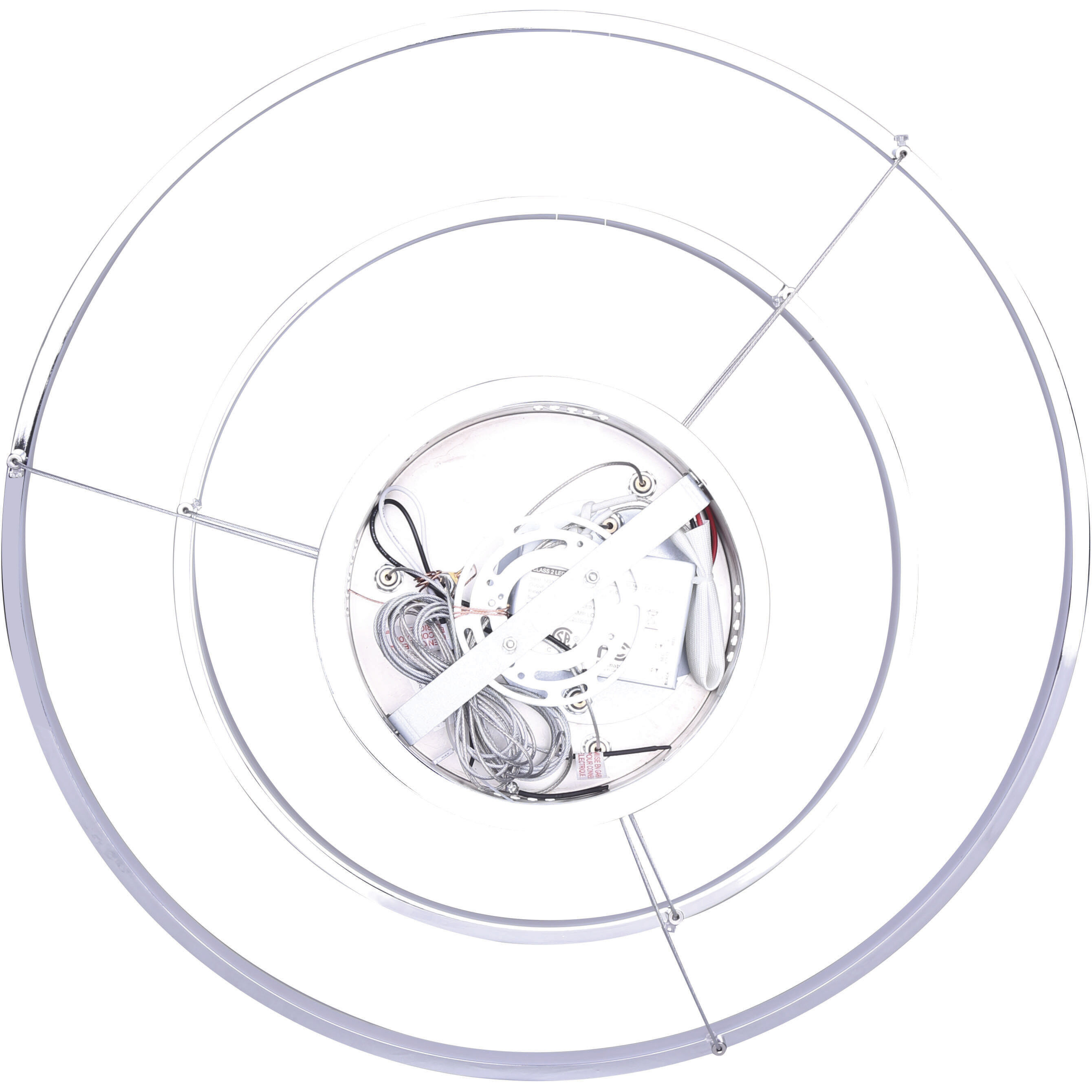 Madison LED 24 inch Chrome LED Chandelier Ceiling Light