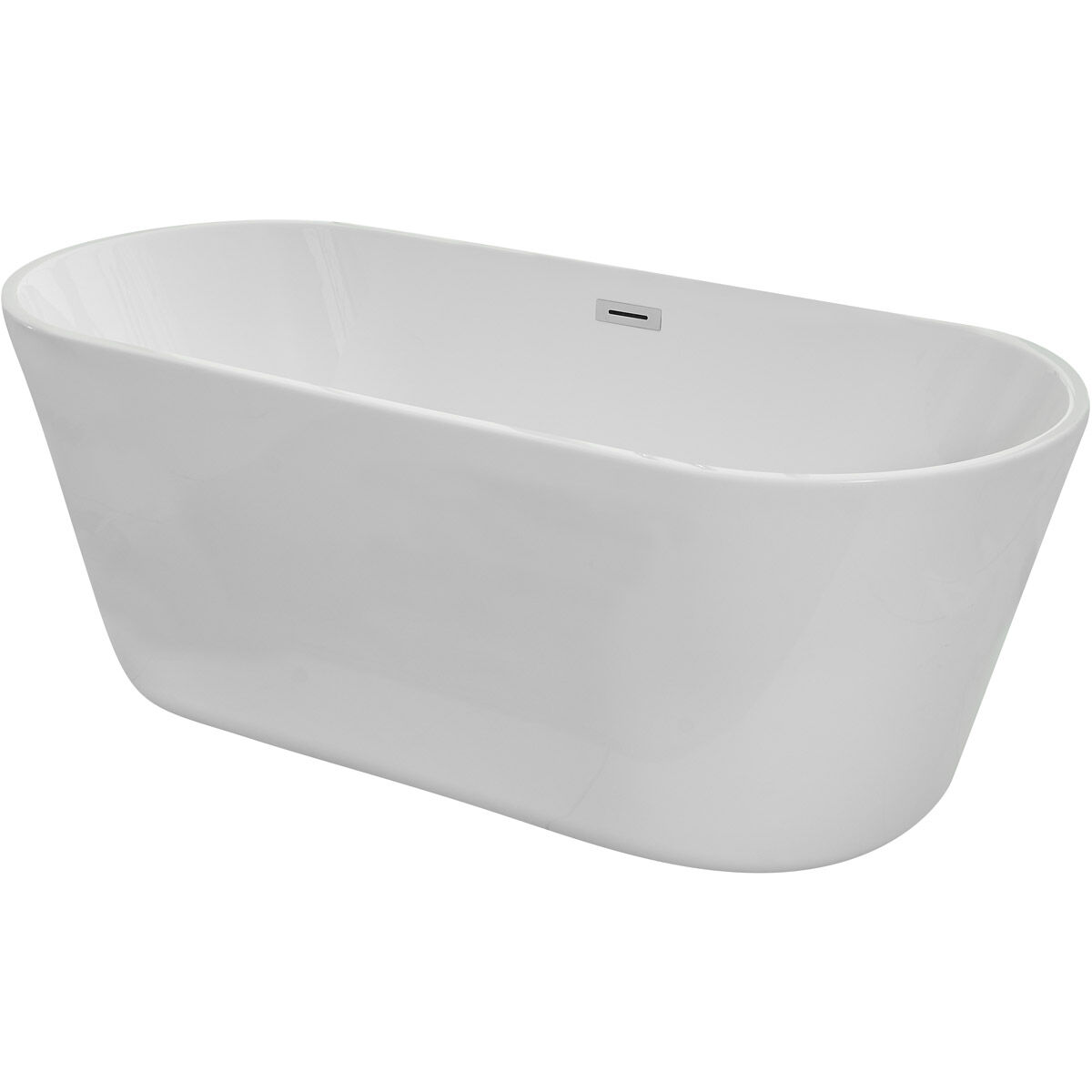 Odette Glossy White Bathtub