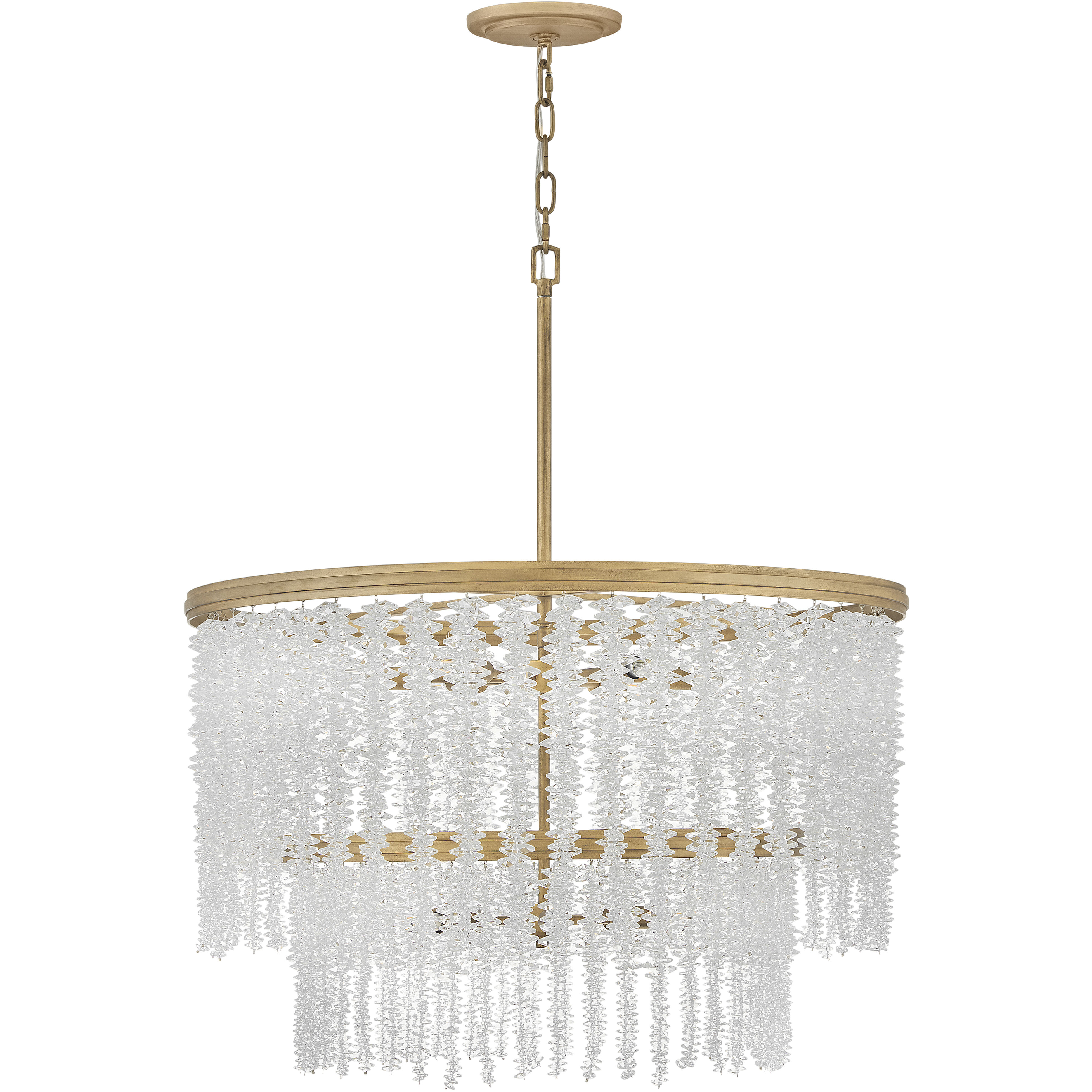 Rubina 12 Light 30 inch Burnished Gold Chandelier Ceiling Light
