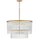 Rubina 12 Light 30 inch Burnished Gold Chandelier Ceiling Light