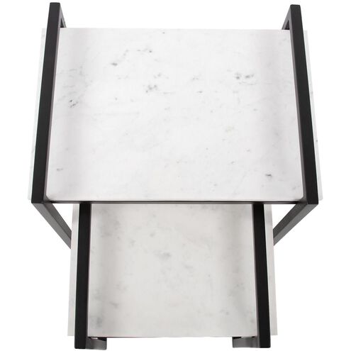 Santiago 24 X 18 inch Graphite and White Nesting Tables