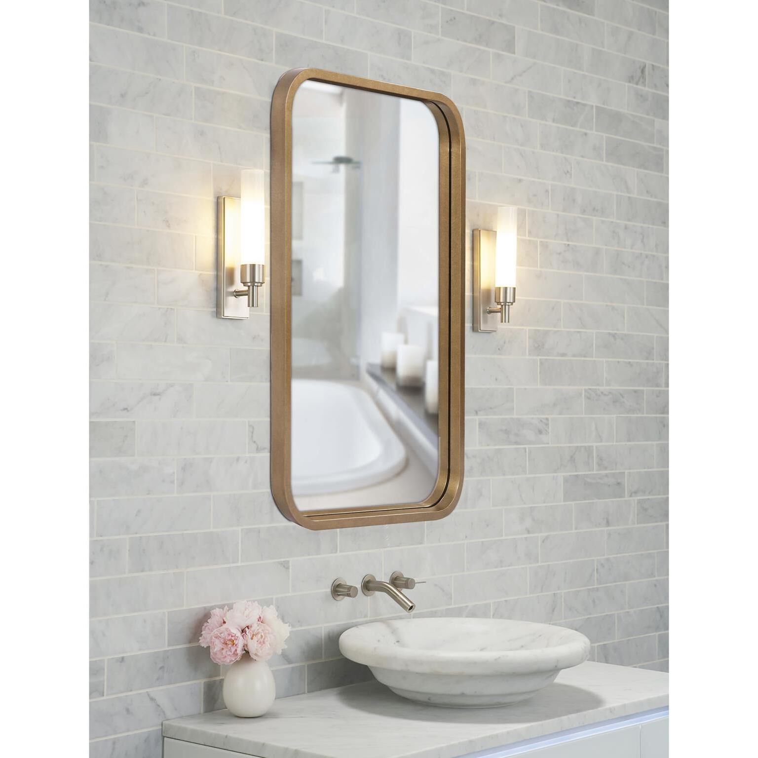 Marcello 36 X 24 inch Bronze Mirror