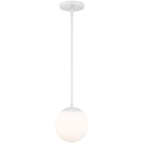 Niveous LED 7 inch White Pendant Ceiling Light in 3500K, dweLED