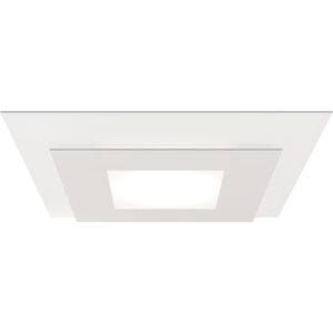 Offset LED 20 inch Textured White Flush Mount Ceiling Light