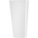 Coastal Elements Cruz LED 17 inch Textured White Outdoor Wall Mount Lantern