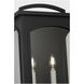 C&M by Chapman & Myers Modesto 2 Light 24.13 inch Textured Black Outdoor Wall Lantern