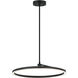 The Trundle LED 24 inch Matte Black Pendant Ceiling Light