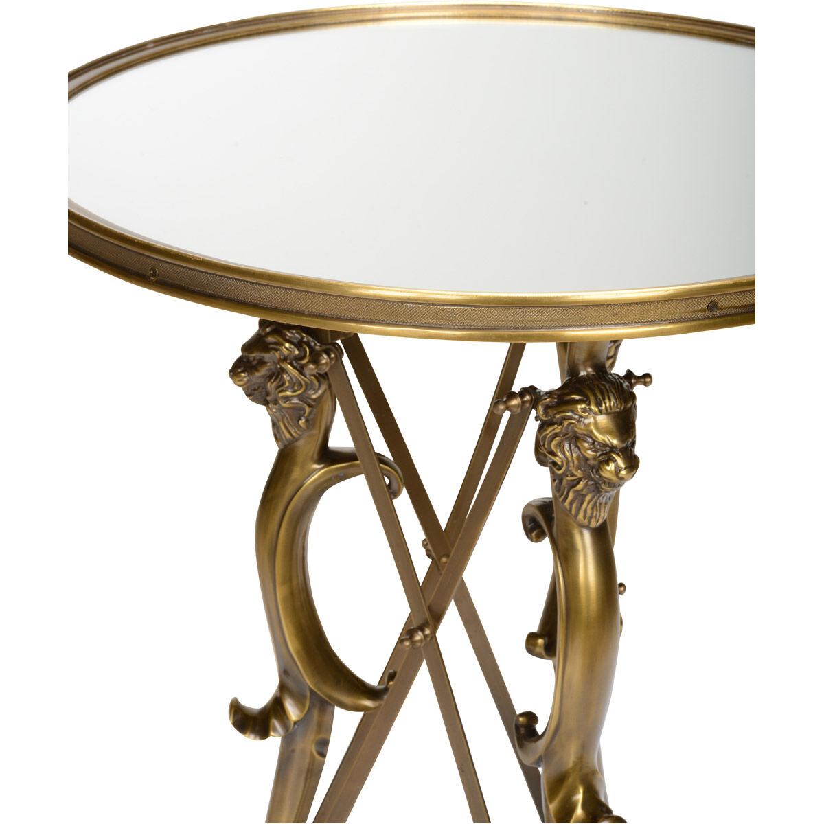 Wildwood Antique/Mirror Side Table