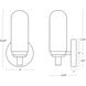 Salon LED 5 inch Oil Rubbed Bronze Wall Sconce Wall Light, Single