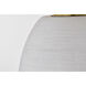 Collins 7.5 inch Brushed Brass Flush Mount Ceiling Light