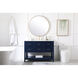 Sinclaire 48 X 22 X 34 inch Blue Vanity Sink Set