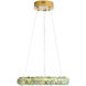 Ziva Corallo LED 21.63 inch Turquoise Chandelier Ceiling Light