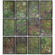 Tree Branch Green/Brown Collage Wall Art