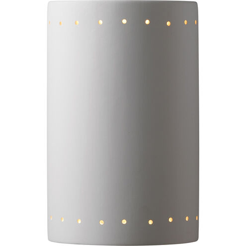 Ambiance Cylinder LED 13 inch Carbon Matte Black Outdoor Wall Sconce in Carbon-Matte Black, 1000 Lm LED, Large