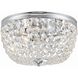 Nola 3 Light 14.25 inch Polished Chrome Flush Ceiling Light
