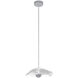 Embark 1 Light 12 inch Silver Pendant Ceiling Light