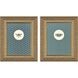 Aflutter Blue and Green Framed Art