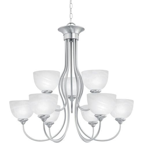 Tahoe 9 Light 30 inch Brushed Nickel Chandelier Ceiling Light