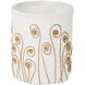 Linen Fiddlehead 4 inch Candleholder