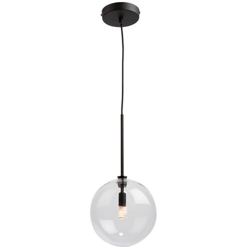 Pinpoint 1 Light 7.9 inch Black Down Pendant Ceiling Light