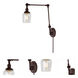 Soho 35 inch 100 watt Oil Rubbed Bronze Swing Arm Wall Sconce Wall Light