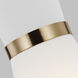AERIN Clark 1 Light 9.75 inch Satin Brass Pendant Ceiling Light