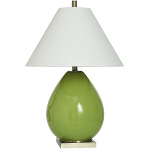 Alice 27 inch 100.00 watt Green Table Lamp Portable Light