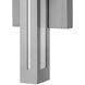 Vue LED 15 inch Titanium Outdoor Wall Mount Lantern, Small